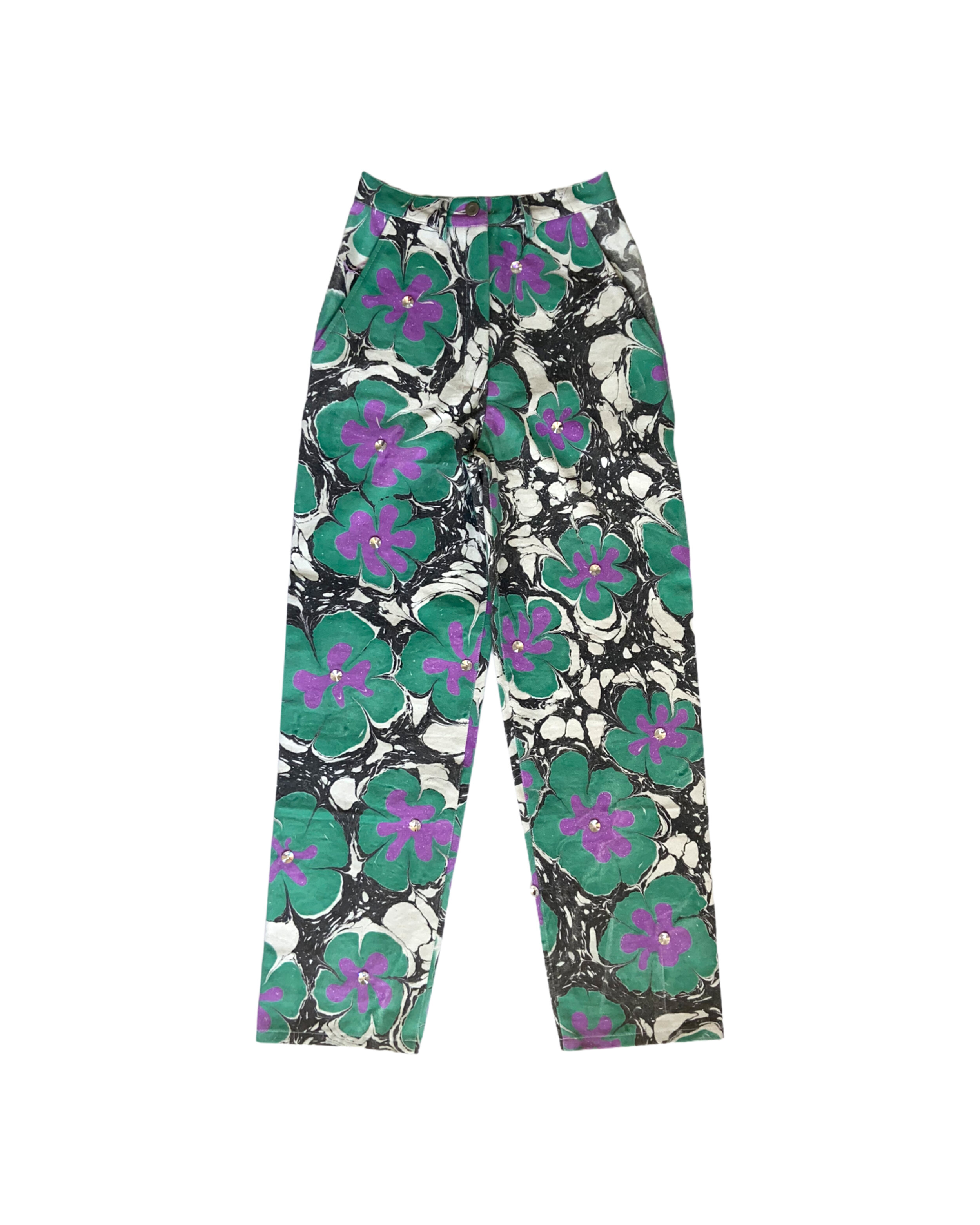 MYFAWNWY –&nbsp;Dew Drop Marbled Denim (XS)